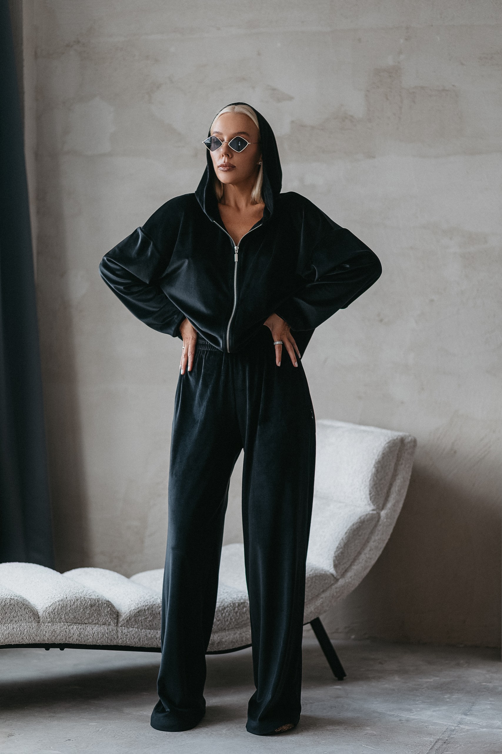 OBSIDIAN - hoodie set